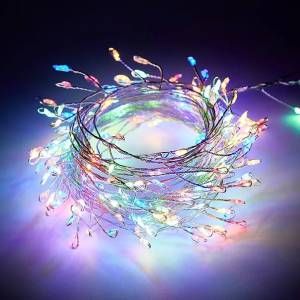 Luces LED alambre 20 metros colores