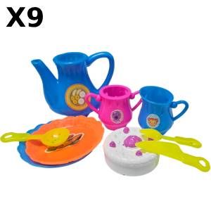 Juguete de trastecitos 9 piezas