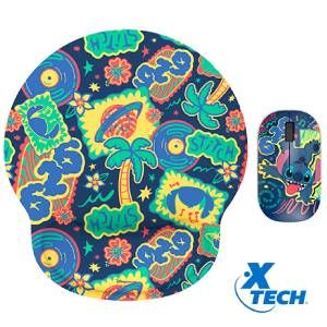 Combo de mouse inalambrico + pad Stitch