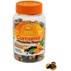 Curcuma + pimienta negra 100 capsulas