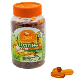 Omega 3 + lecitina + ajo 100 capsulas