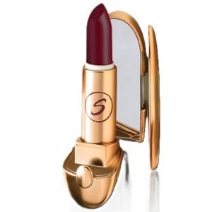 Labial luxury con espejo burgundy