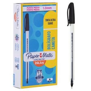 Lapicero kilometrico 1.0 12 unidades negro