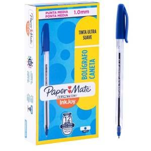 Lapicero kilometrico 1.0 12 unidades azul