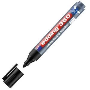 Marcador de pizarra 360 redondo negro