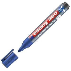 Marcador de pizarra 360 redondo azul
