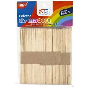 Paletas de madera natural 50 unidades
