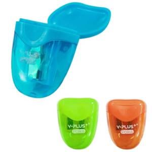 Sacapuntas con deposito colores variados