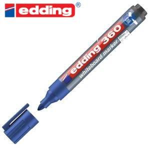 Marcador de pizarra 360 redondo azul