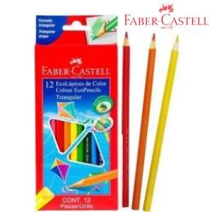 Crayon de madera 12 colores largo