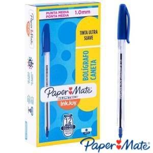 Lapicero kilometrico 1.0 12 unidades azul