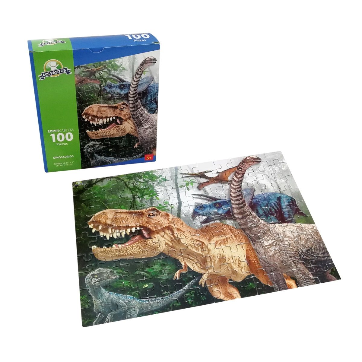 Rompecabezas 100 piezas dinosaurios