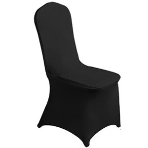 Funda spandex negra para silla