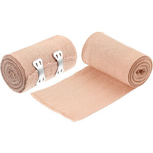 Venda elastica color piel de 4"