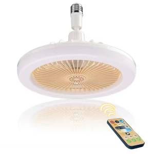 Ventilador con bombilla LED