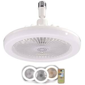 Ventilador con bombilla LED