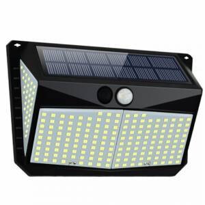 Luz solar 228 luces LED y panel