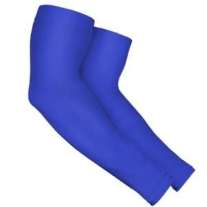 Mangas protectoras de UV azules 1 par