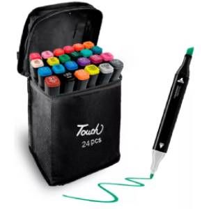 Marcadores de doble punta 24 colores