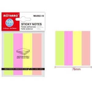 Post it de colores 100 piezas