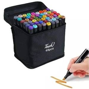 Marcadores de doble punta 48 colores