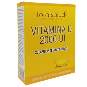 Vitamina D 2000UI 30 capsulas gel