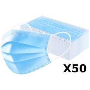Mascarillas quirurgicas 50 unidades