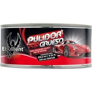 Pasta para pulir rojo grueso 8 onz
