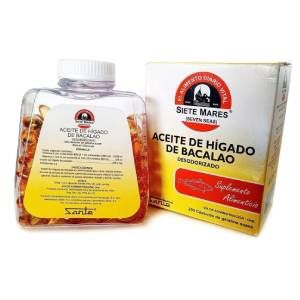 Aceite de higado de bacalao 250 capsulas