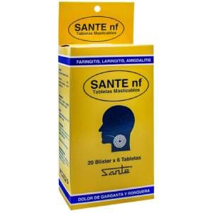 Santemicina tos 120 tabletas masticables