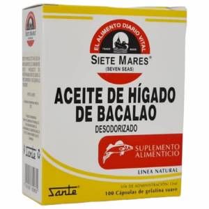 Aceite de higado de bacalao 100 capsulas