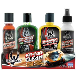KIT para limieza de carro 4 piezas