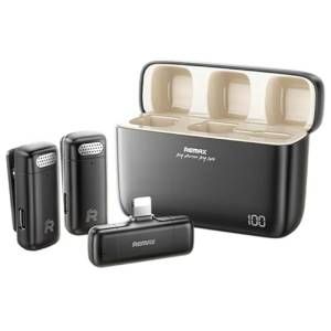 Microfono solapa inalambrico 2 en 1 lightning