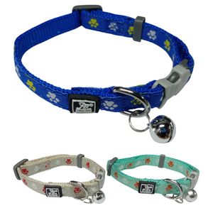Collar con cascabel ajustable para gato