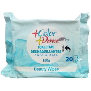 Toallitas desmaquillantes 20 unidades