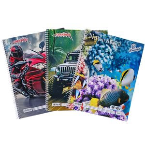 Cuaderno espiral #1 100 hojas cuadricula