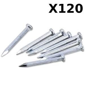 Clavos para concreto 120 piezas 3/4"