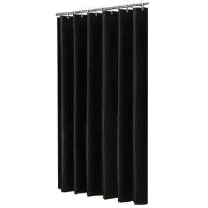 Cortina para ducha 180 x 180cms Negra