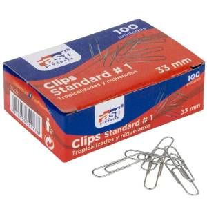 Clips standar 100 unidades