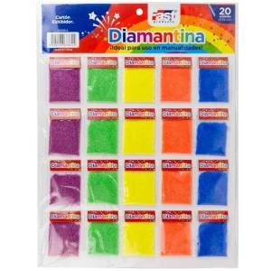 Diamantina metalica 20 bolsas 2.7g