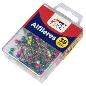 Caja de 100 alfileres de 38mm