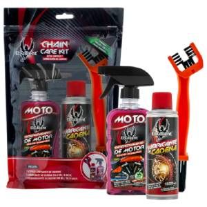 Kit de limpieza y lubricacion de cadenas x3