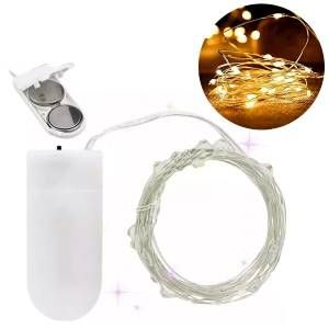 Luces de hada amarillas 2 metros