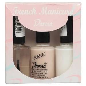 Kit para french manicure 3 unidades