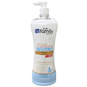 Jabon neutro para zonas intimas con zinc 800ml