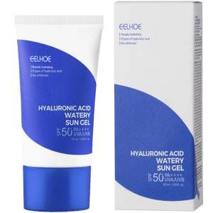 Gel solar SPF50 con acido hialuronico