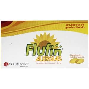 Cetirizina 10mg para alergias blister x10 gel