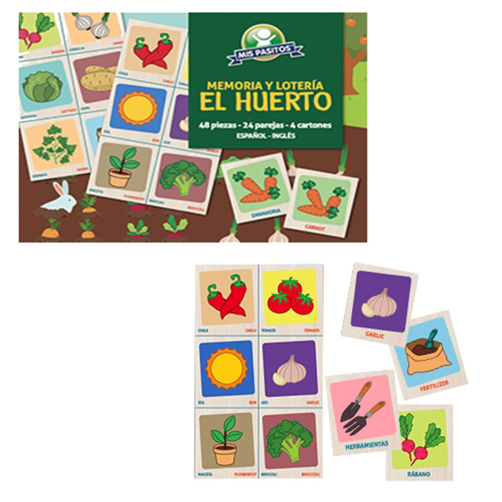 Memoria y loteria el huerto