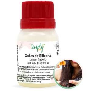 Gotas de silicona para cabello 1oz