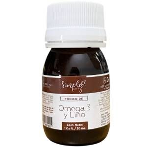Tonico de omega 3 y lino 1oz